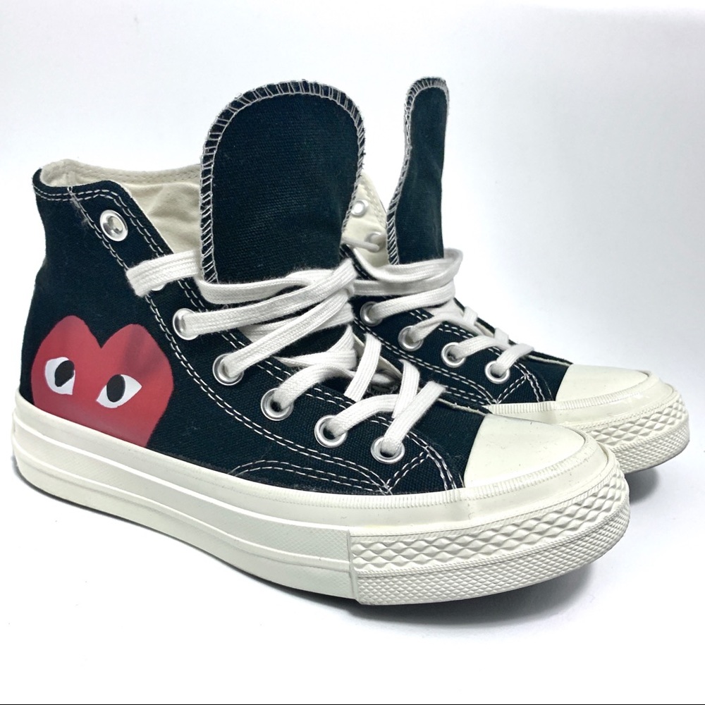 MINT CDG Black HI-top Converse